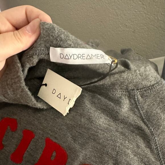 Daydreamer Tipsy Crew Neck Sweatshirt in Charcoal Size Small NWT - Picture 5 of 6